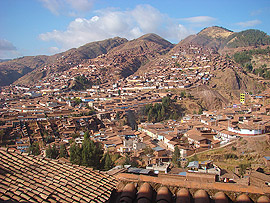 v&yacute;hled na horn&iacute; �&aacute;sti Cuzca